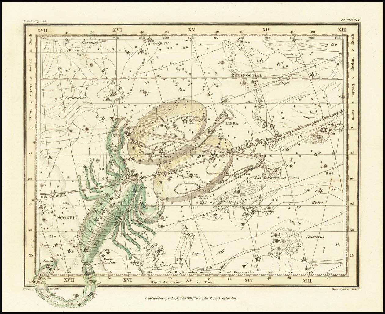 1822 - Alexander Jamieson - Skorpion und Waage von Alexander Jamieson