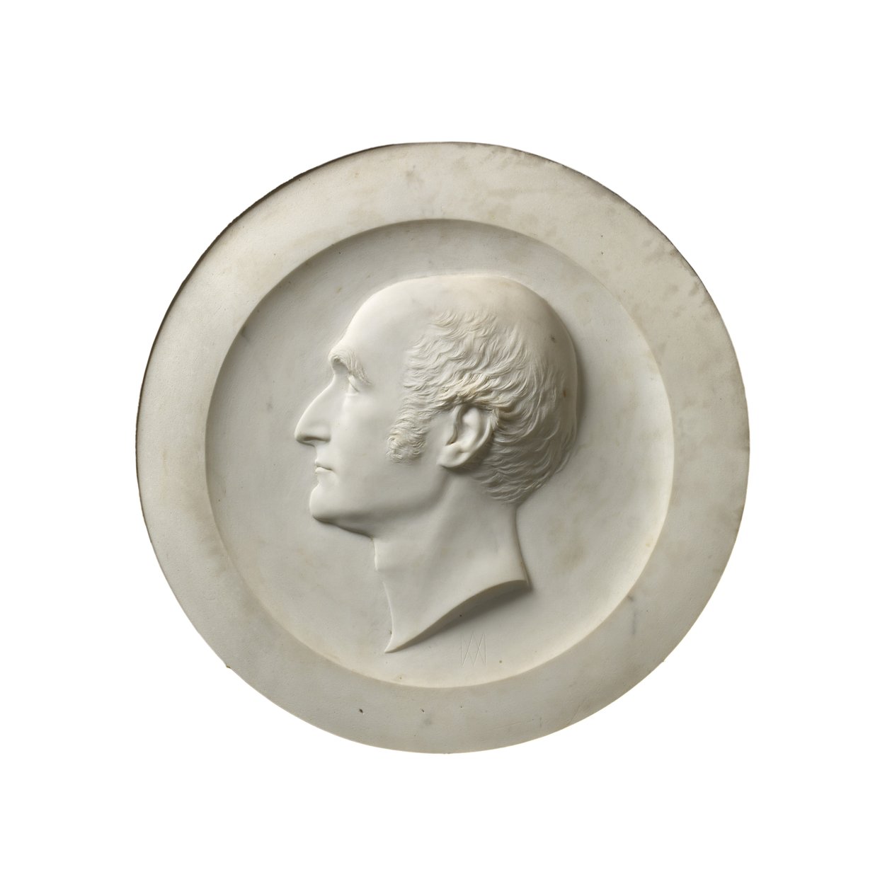 Profilporträt von Dr. Henry Wellesley, 1856 (Carrara-Marmor) von Alexander Munro