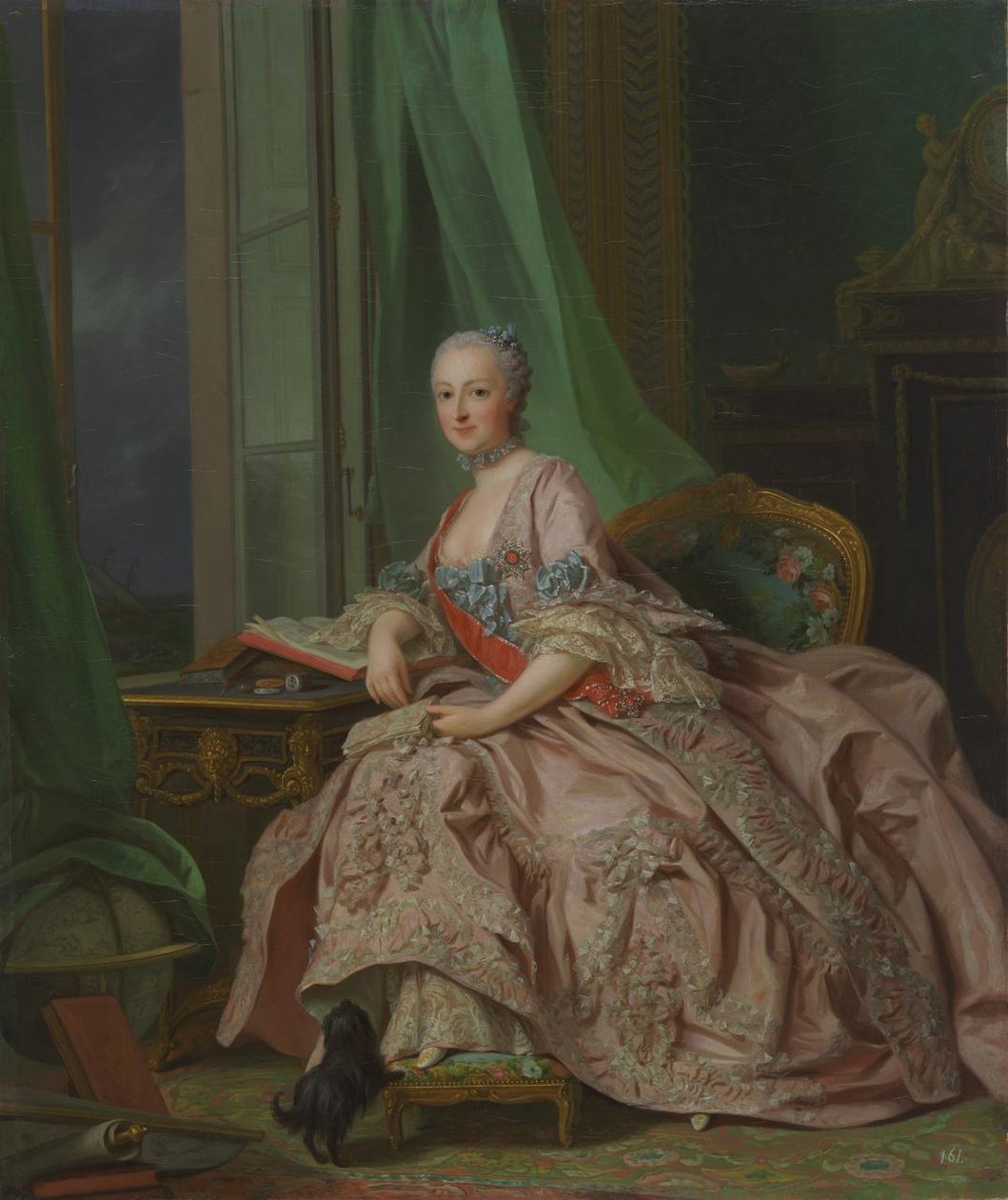 Anastasia Ivanovna, Prinzessin von Hessen-Homburg 1700-1755, geborene Gräfin Trubetskaya, 1757 von Alexander Roslin