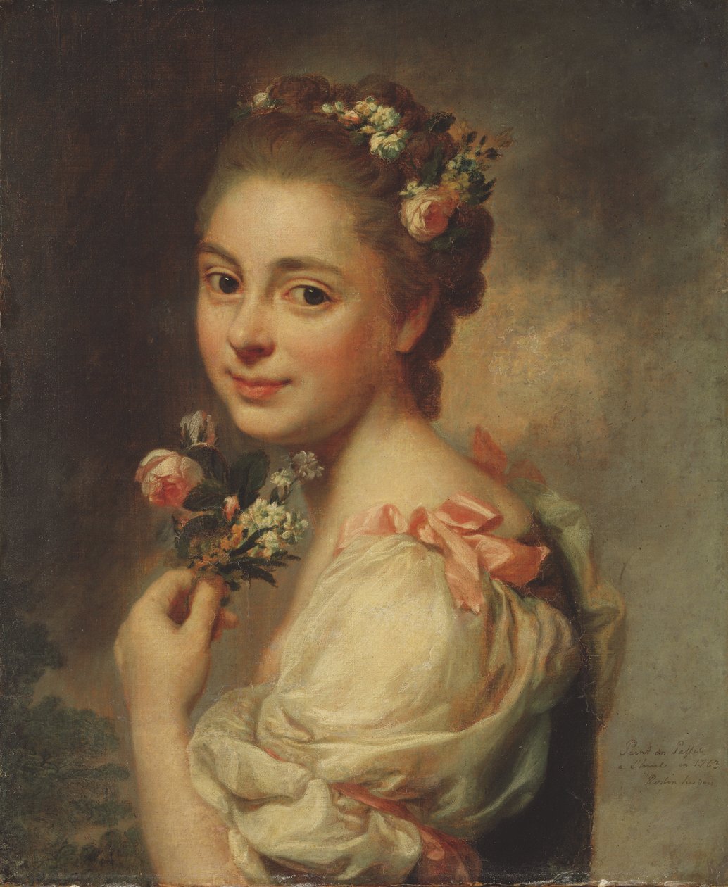 Marie-Suzanne, die Frau des Künstlers von Alexander Roslin