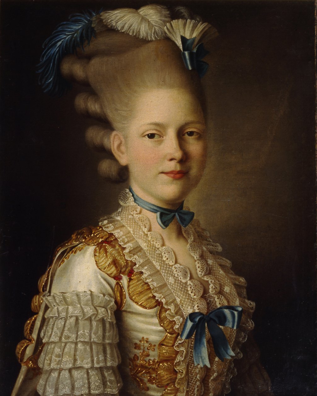 Porträt der Gräfin Kh. Obolenskaya, ca. 1776 von Alexander Roslin