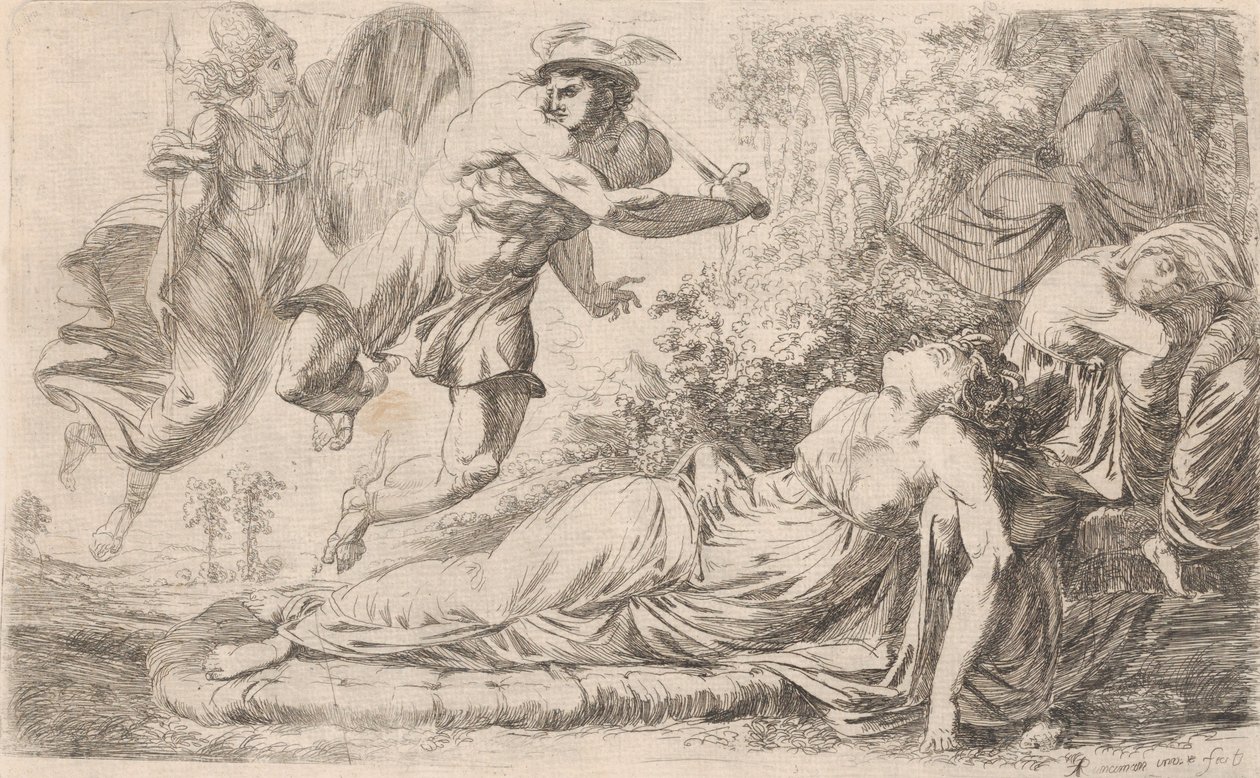Perseus und die schlafende Medusa von Alexander Runciman