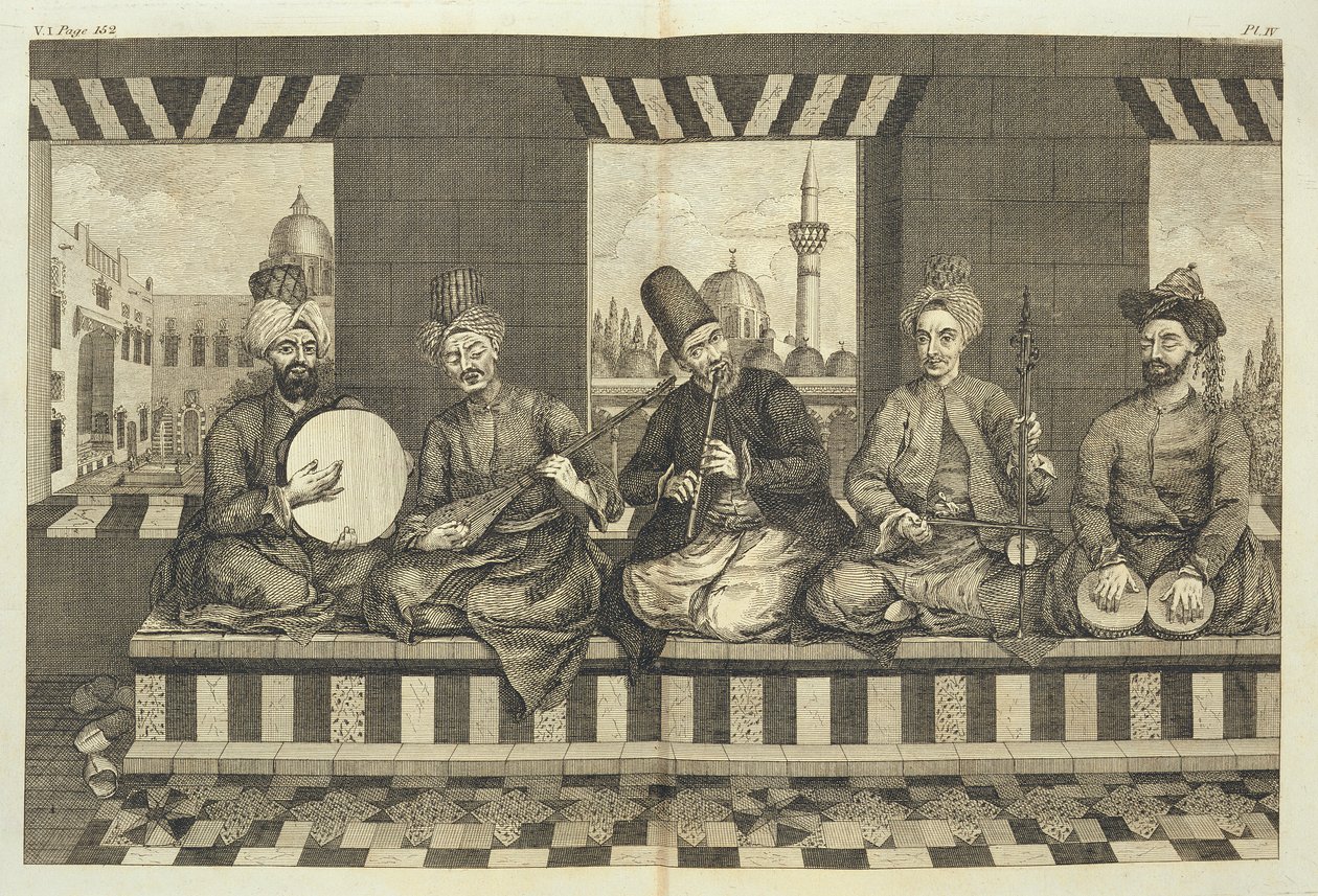 Syrische Musiker, Tafel 4 aus 