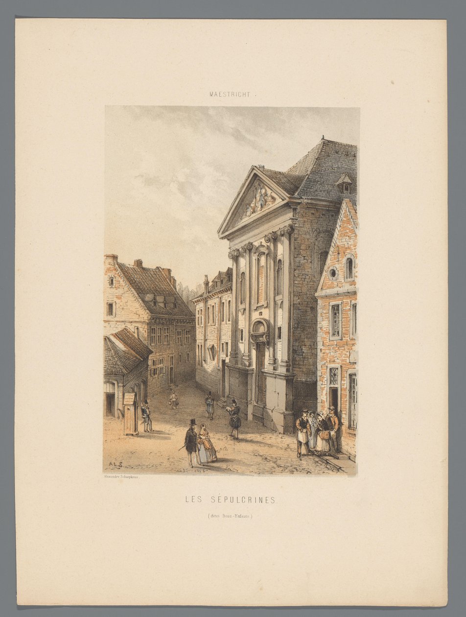 Bonnefantenkloster in Maastricht von Alexander Schaepkens