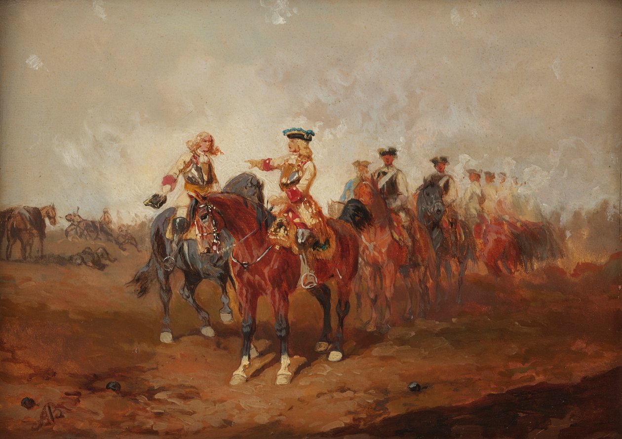 Nach der Schlacht von Alexander von Bensa