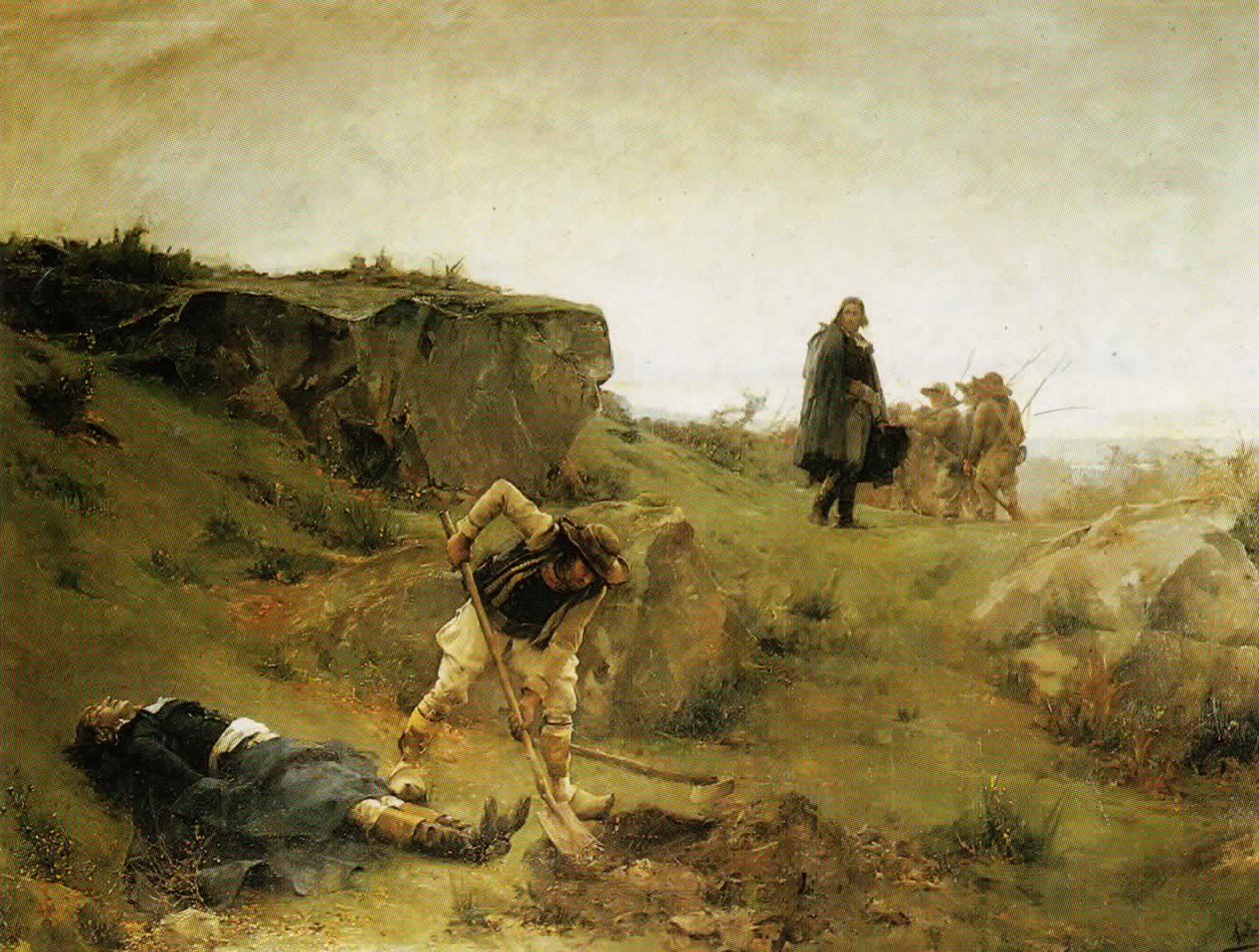 Der Tod von Henri de La Rochejaquelein von Alexandre Bloch