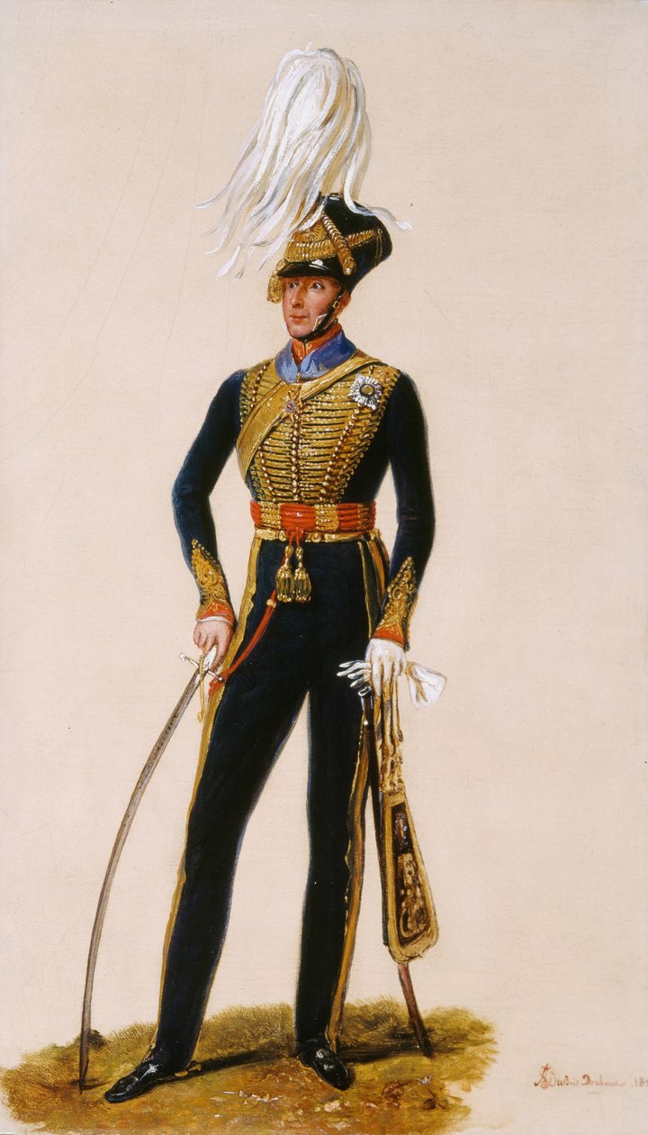 Generalleutnant Sir Thomas Downman (1776-1852) KCH Königliche Pferdeartillerie, ca. 1832 von Alexandre Jean Dubois Drahonet