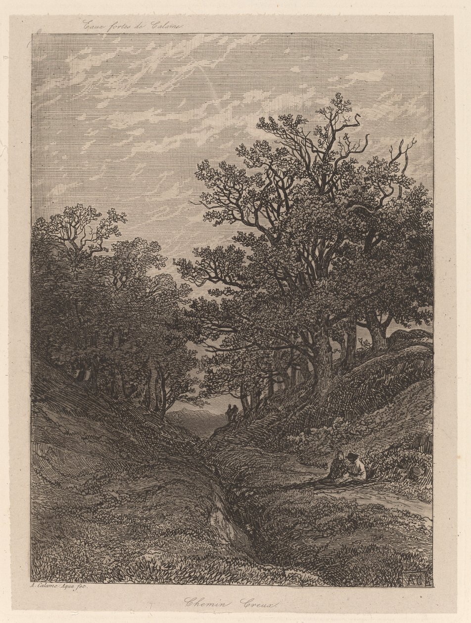 Chemin Creux von Alexandre Calame