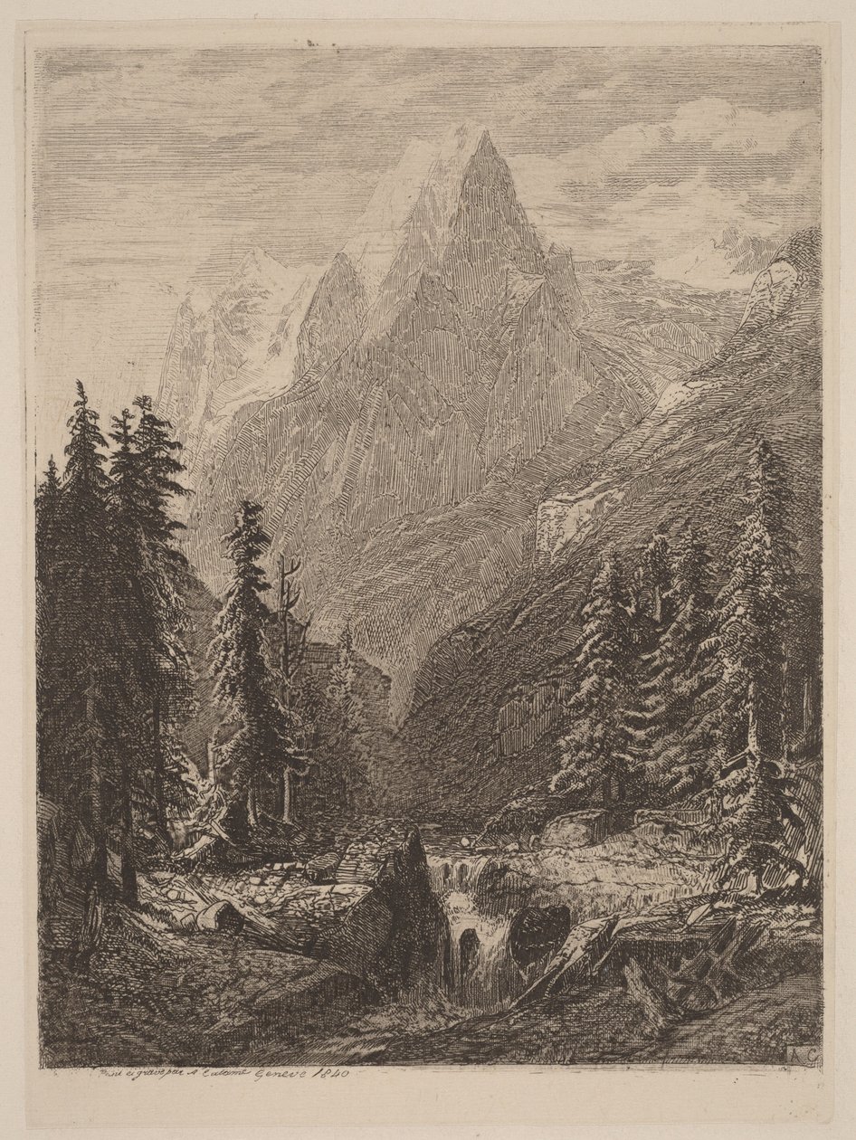 Bergwiese von Alexandre Calame