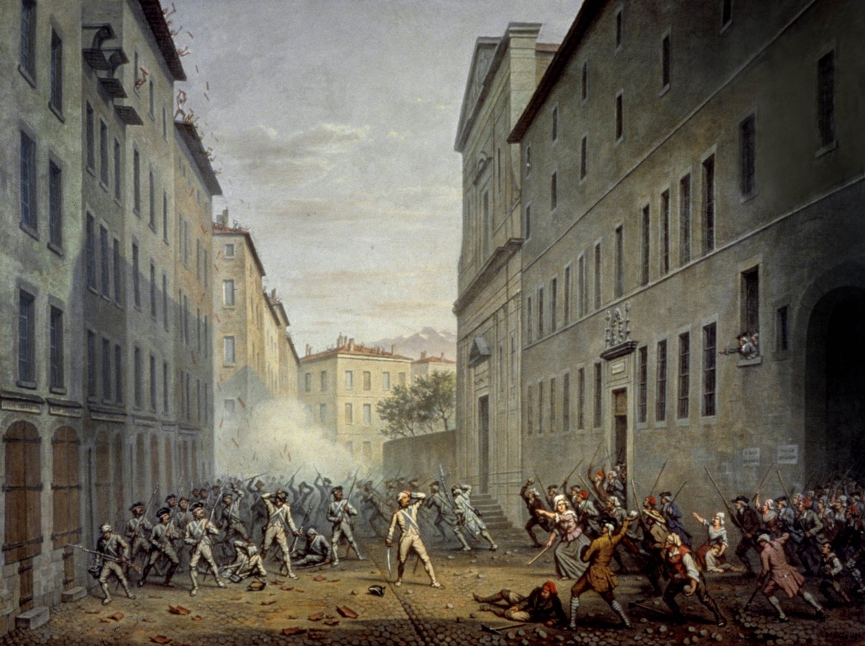 Der Tag der Ziegel in Grenoble am 7. Juni von Alexandre Debelle