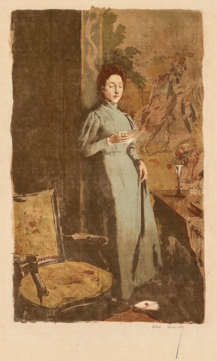Der Brief (La Lettre) von Alexandre Lunois