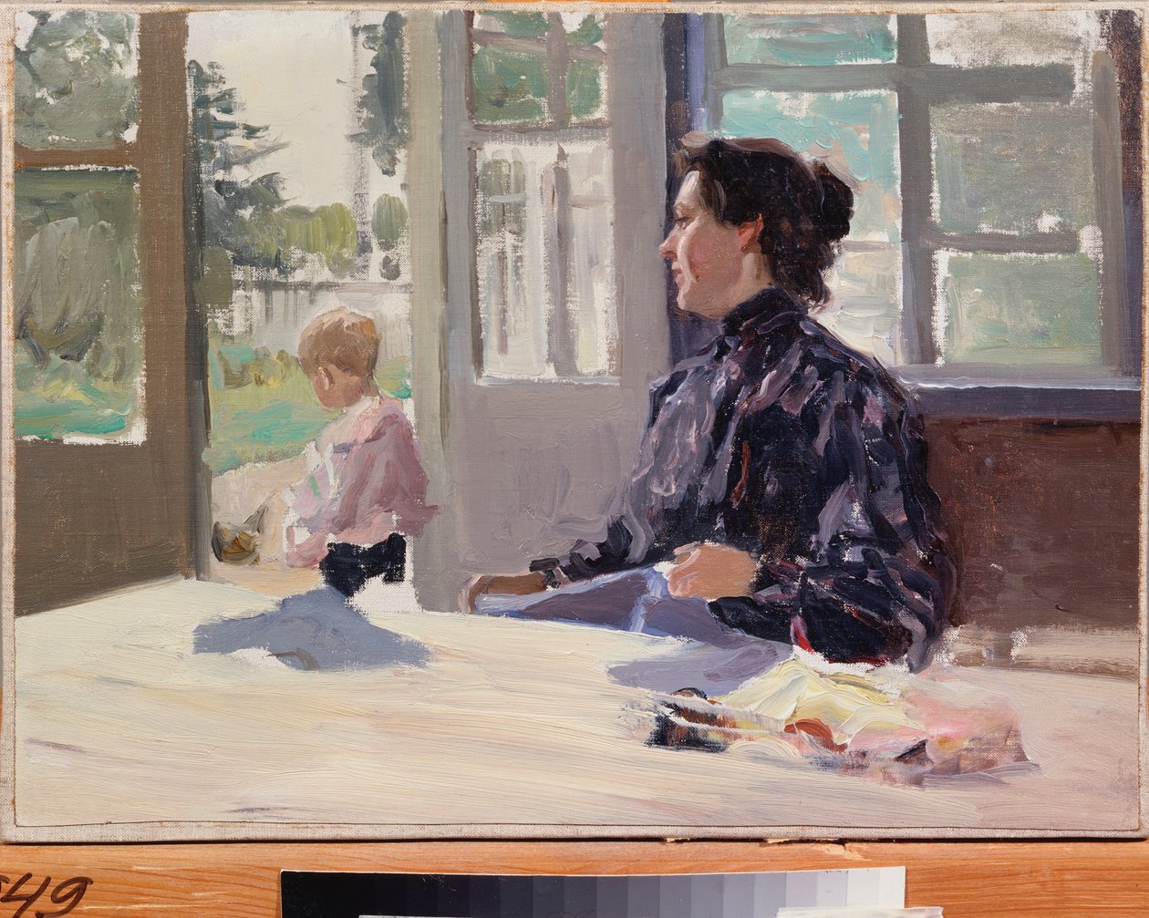 Auf der Terrasse von Alexei Steipanovitch Stepanov