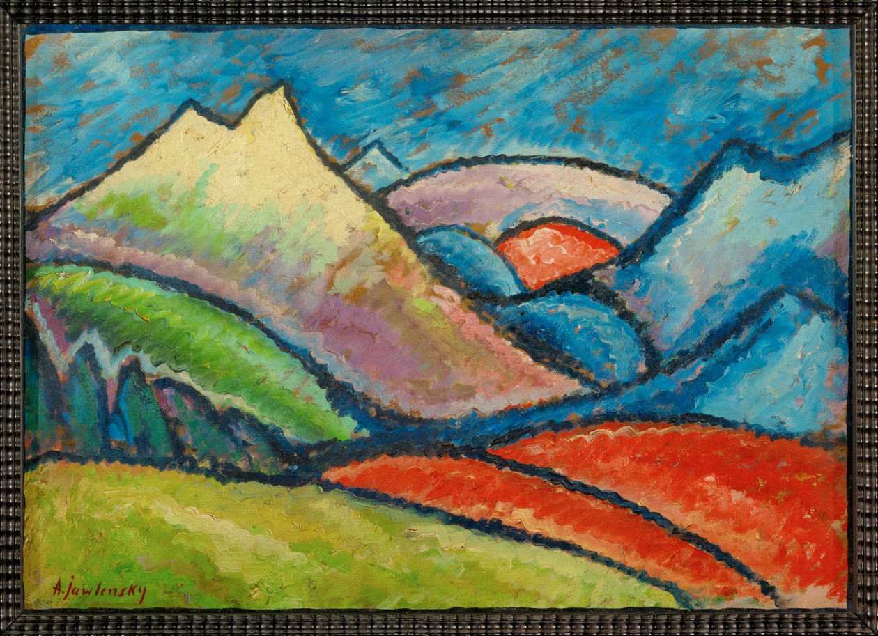 Landschaft Oberstdorf von Alexej von Jawlensky
