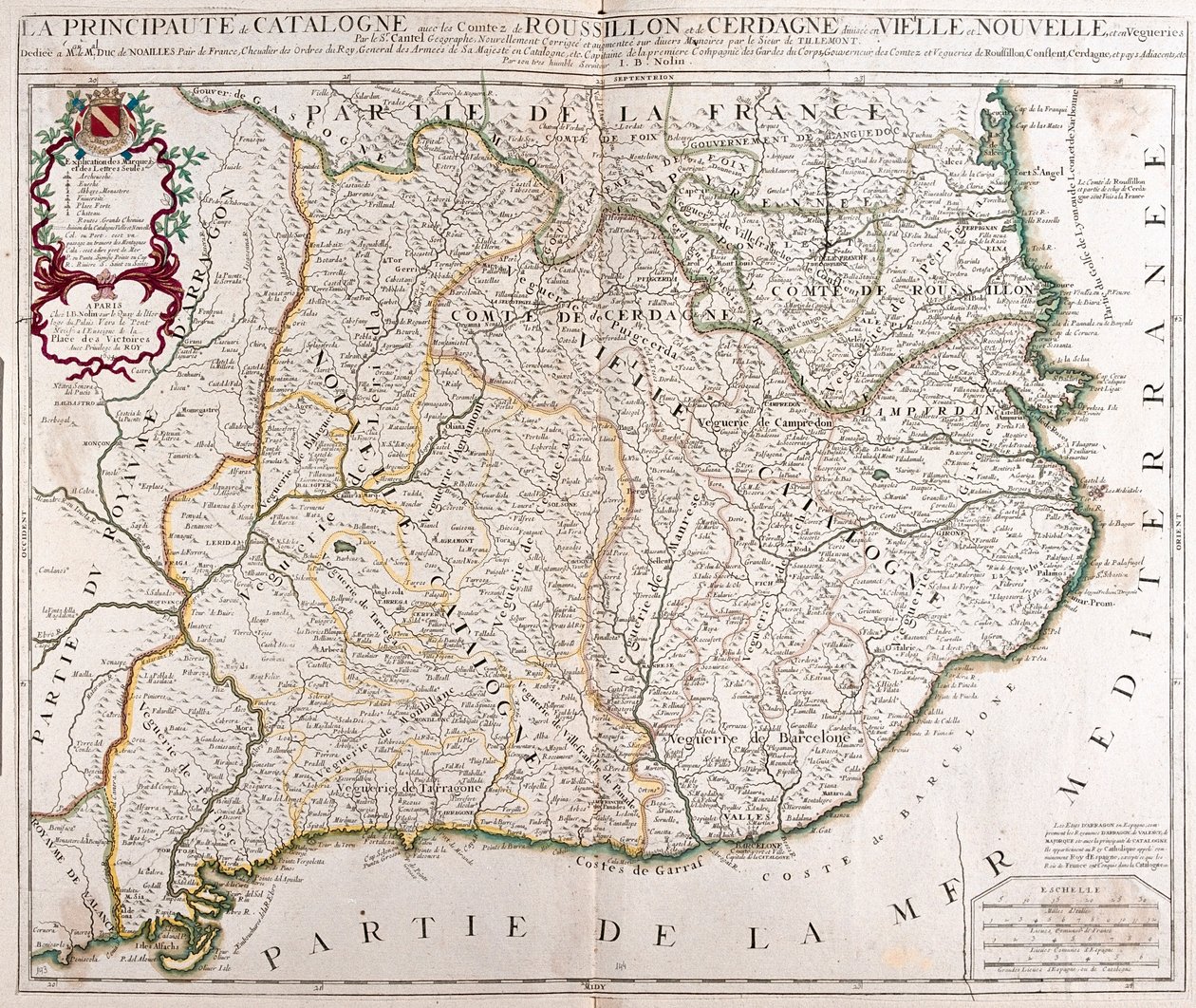 Katalonien, Spanien von Alexis Hubert Jaillot