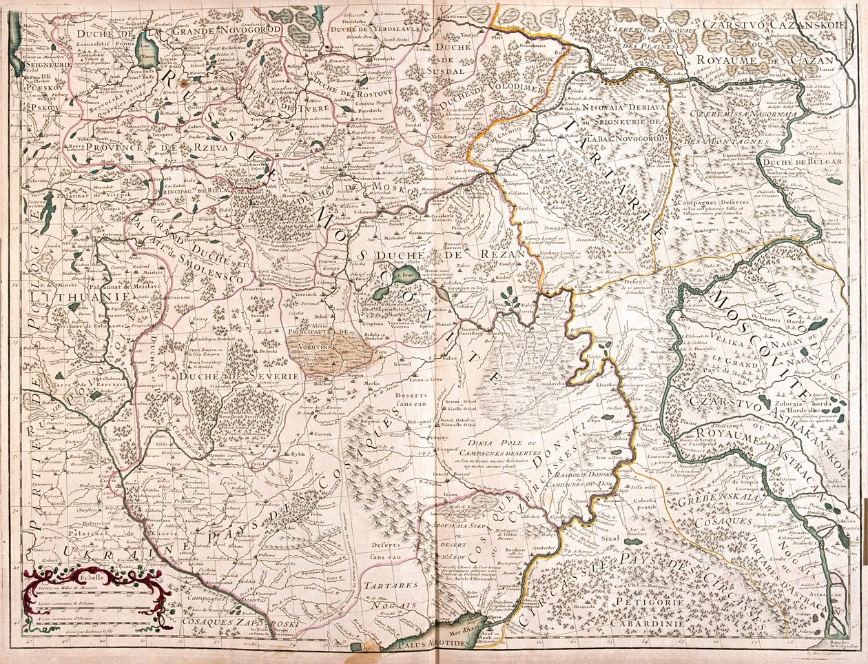 Moskau, Russland - Ukraine - Litauen - von A von Alexis Hubert Jaillot