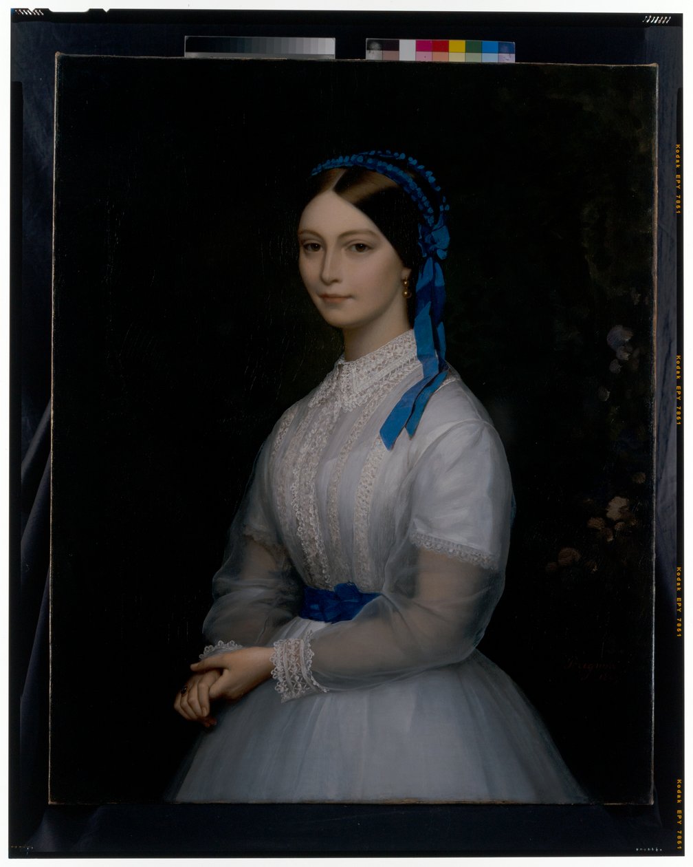 Porträt von Mademoiselle Mathilde de Nédonchel von Alexis Joseph Perignon