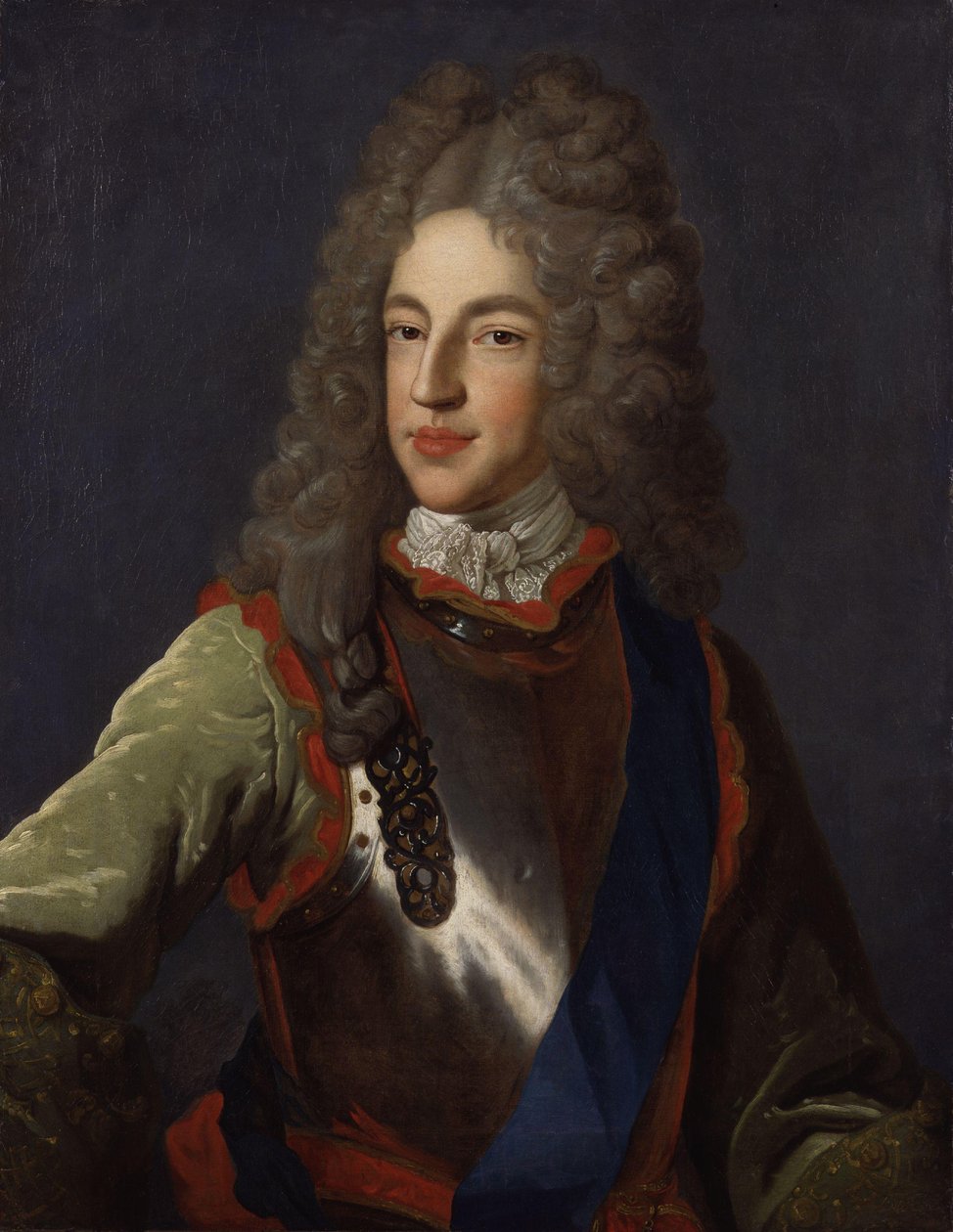 Porträt von James Francis Edward Stuart (1688-1766) von Alexis Simon Belle