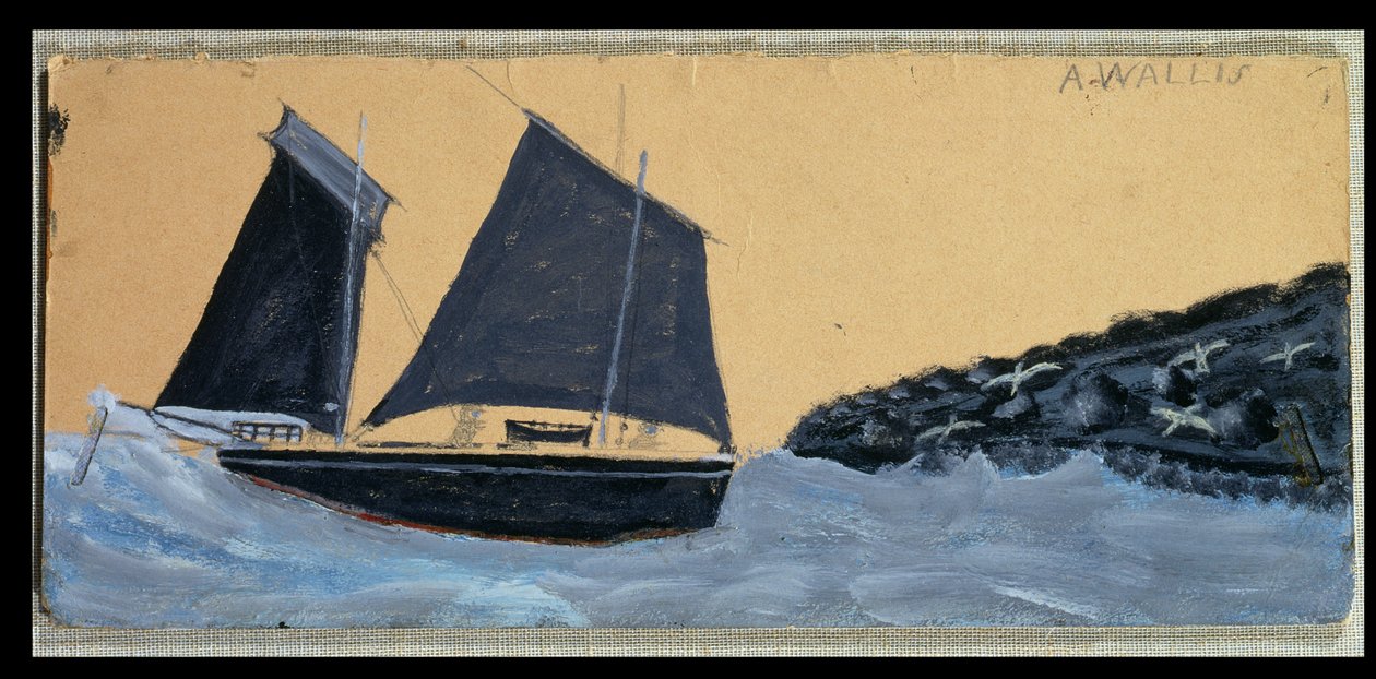Segeln vor St. Ives von Alfred Wallis