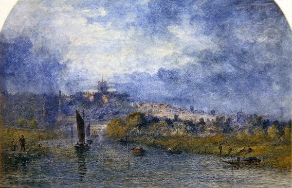Sonnenuntergang über Norwich von Alfred Dawson