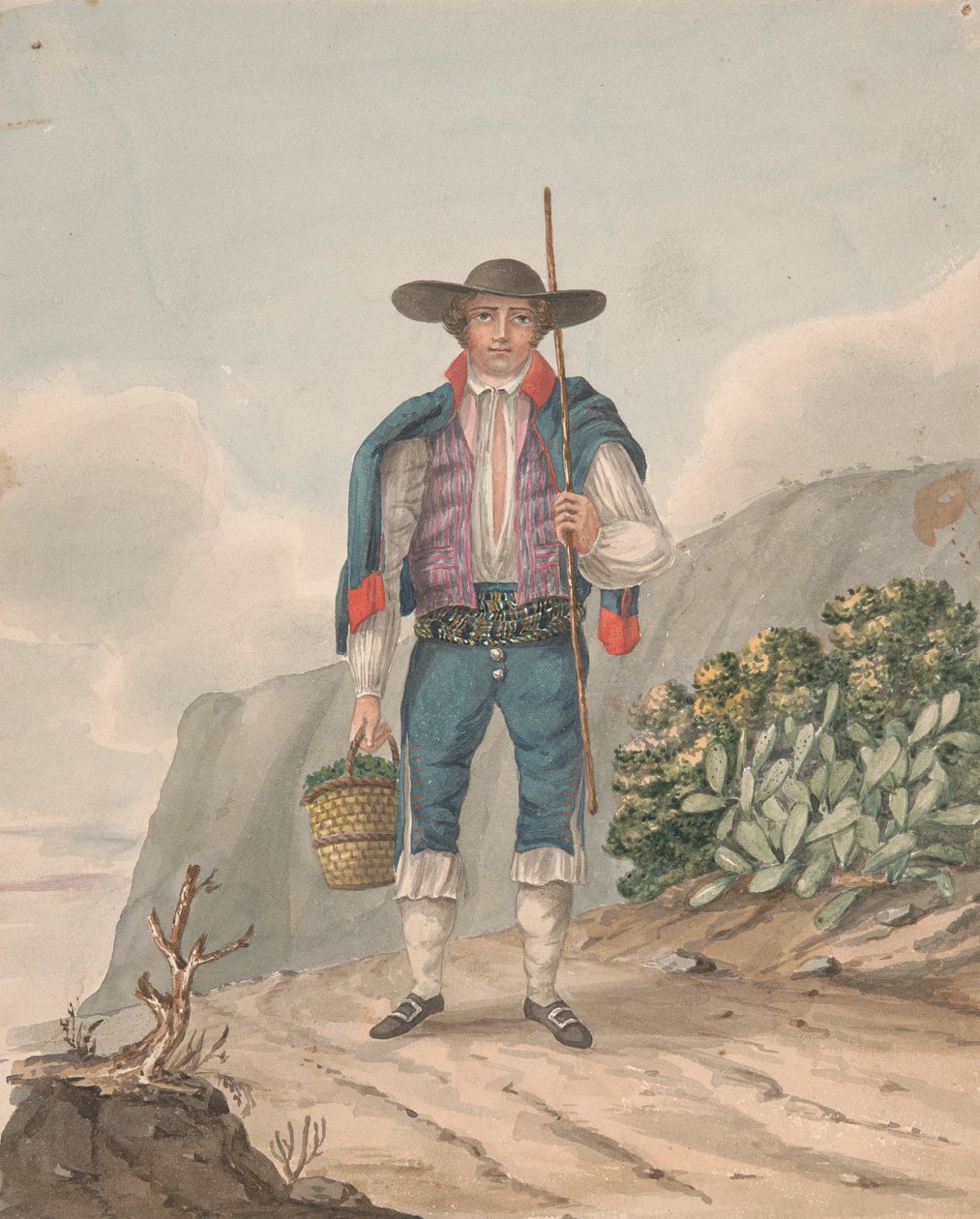 Mann von El Miradero von Alfred Diston: Kunstdruck kaufen