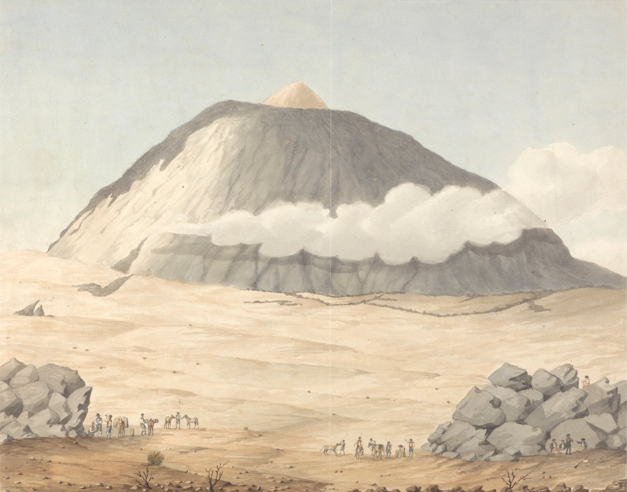 Der Gipfel von Teneriffa von Alfred Diston: Kunstdruck