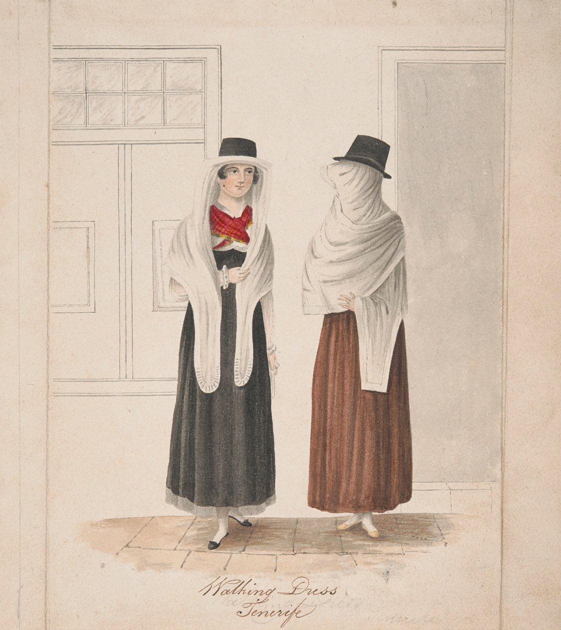 Spazierkleid, Teneriffa von Alfred Diston: Kunstdruck kaufen