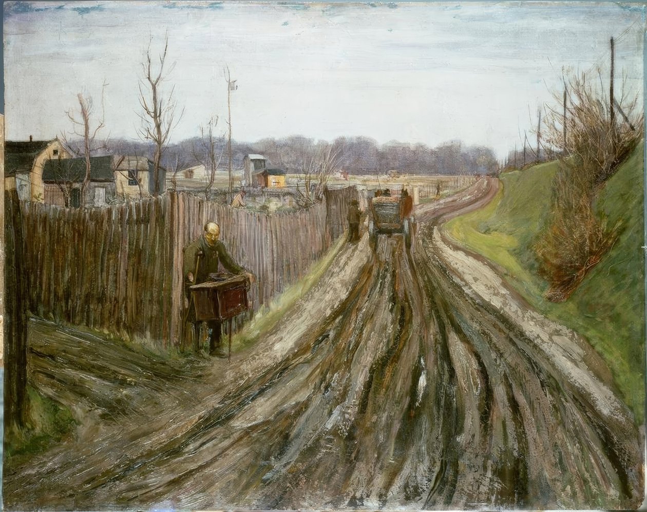 Leierkastenmann von Alfred Frank