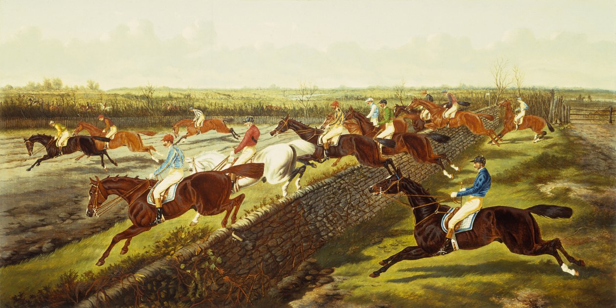 Ein Hindernisrennen von Alfred Frank de Prades