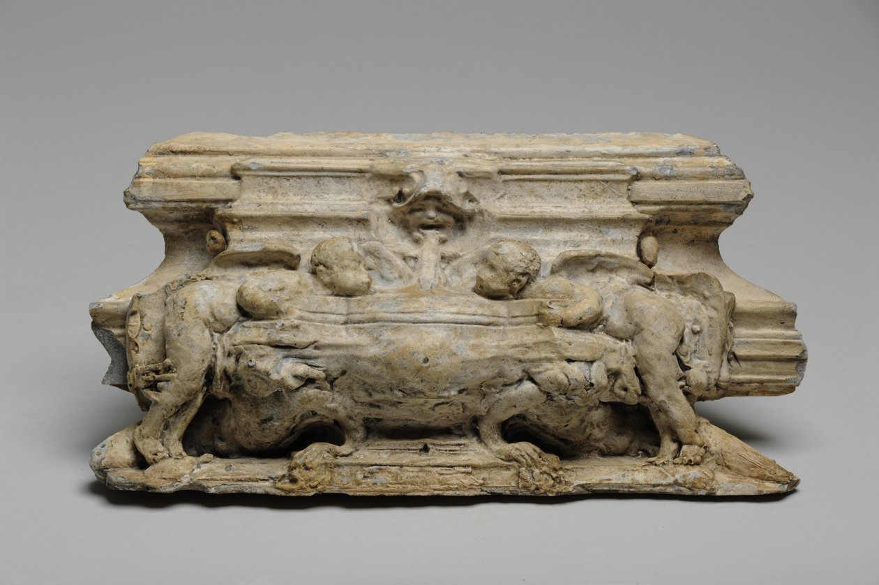 Eine von 9 Maquetten für den Sam Wilson-Kamin, ca. 1908-14 von Alfred Gilbert