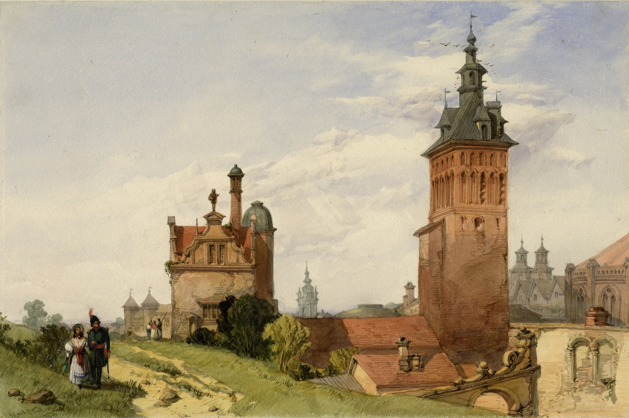 Eine Ansicht in der Nähe von Moskau, 1836 von Alfred Gomersal Vickers