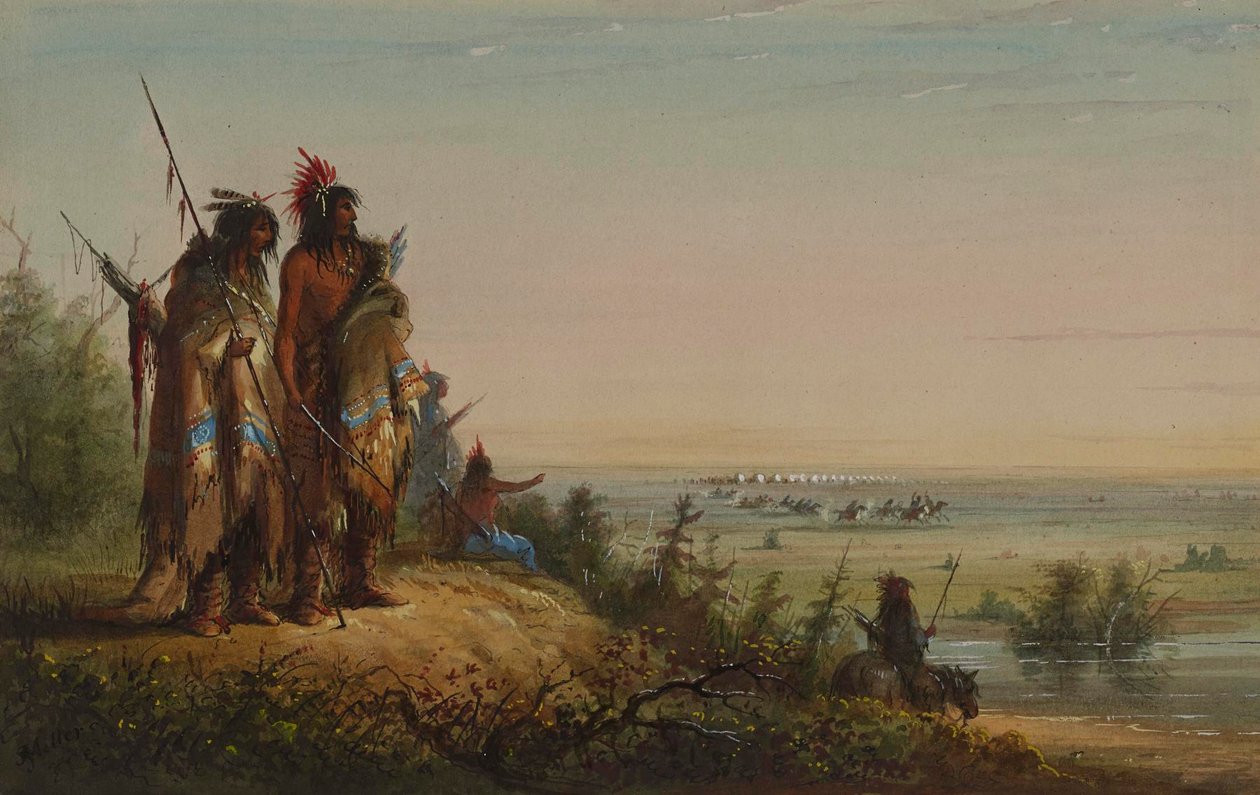 Überquerung der Kluft von Alfred Jacob Miller