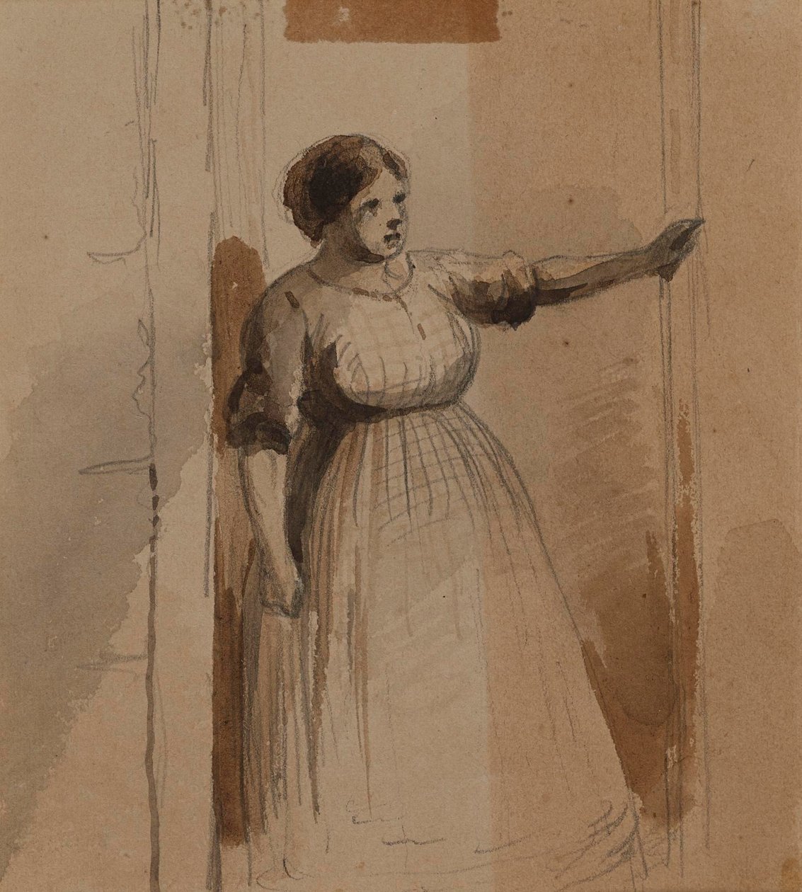 Milly Ye Cook Street Skizze von Alfred Jacob Miller