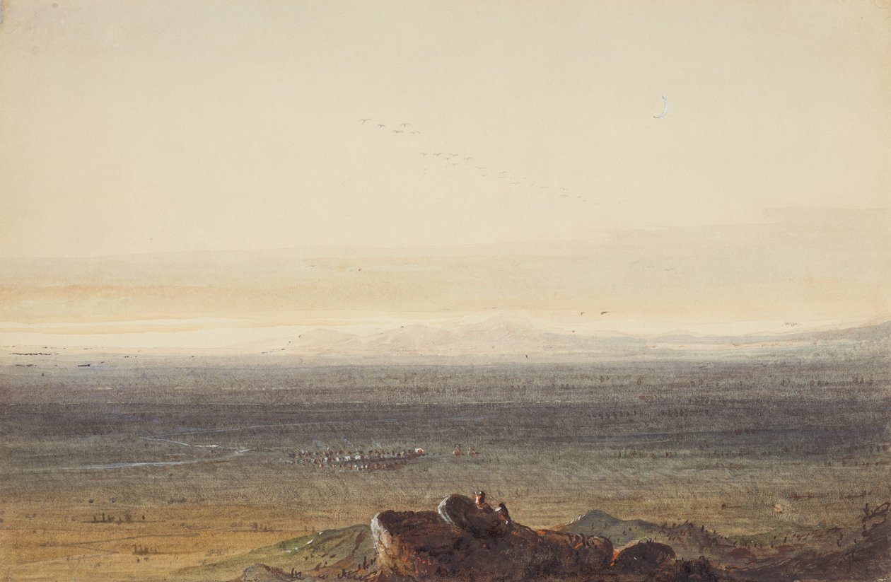 Prärie, ca. 1837 von Alfred Jacob Miller