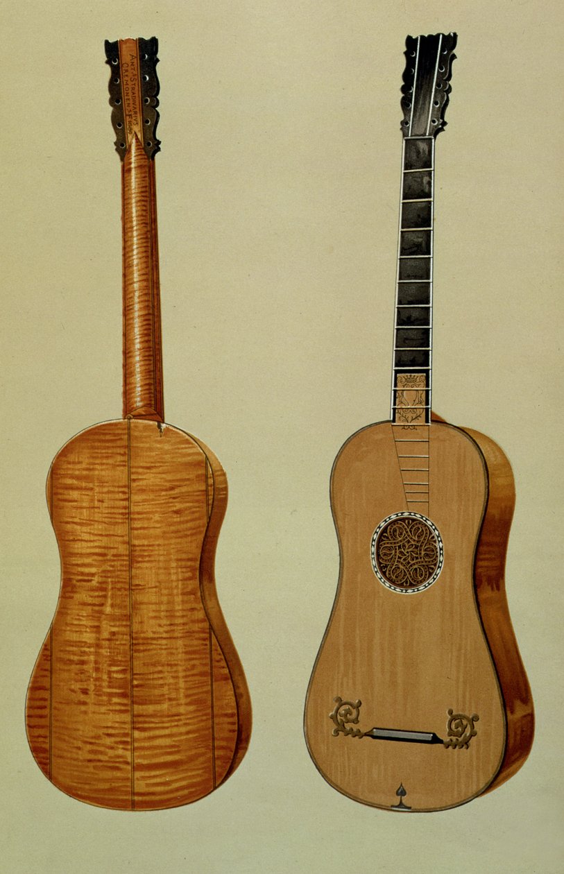 Gitarre von Antonio Stradivarius (ca. 1644-1737), aus 