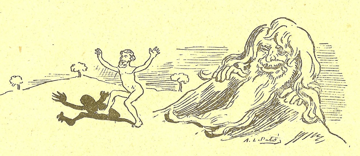 Illustration von Alfred Le Petit (1841-1909) in Gros-Jean und sein Pfarrer von Alfred Le Petit