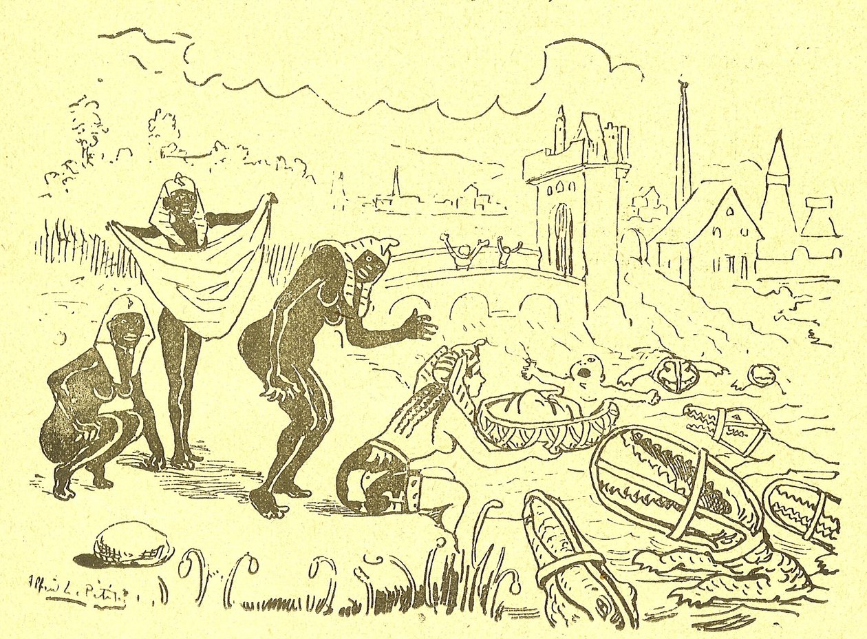 Illustration von Alfred Le Petit in Gros-Jean und sein Pfarrer von Alfred Le Petit