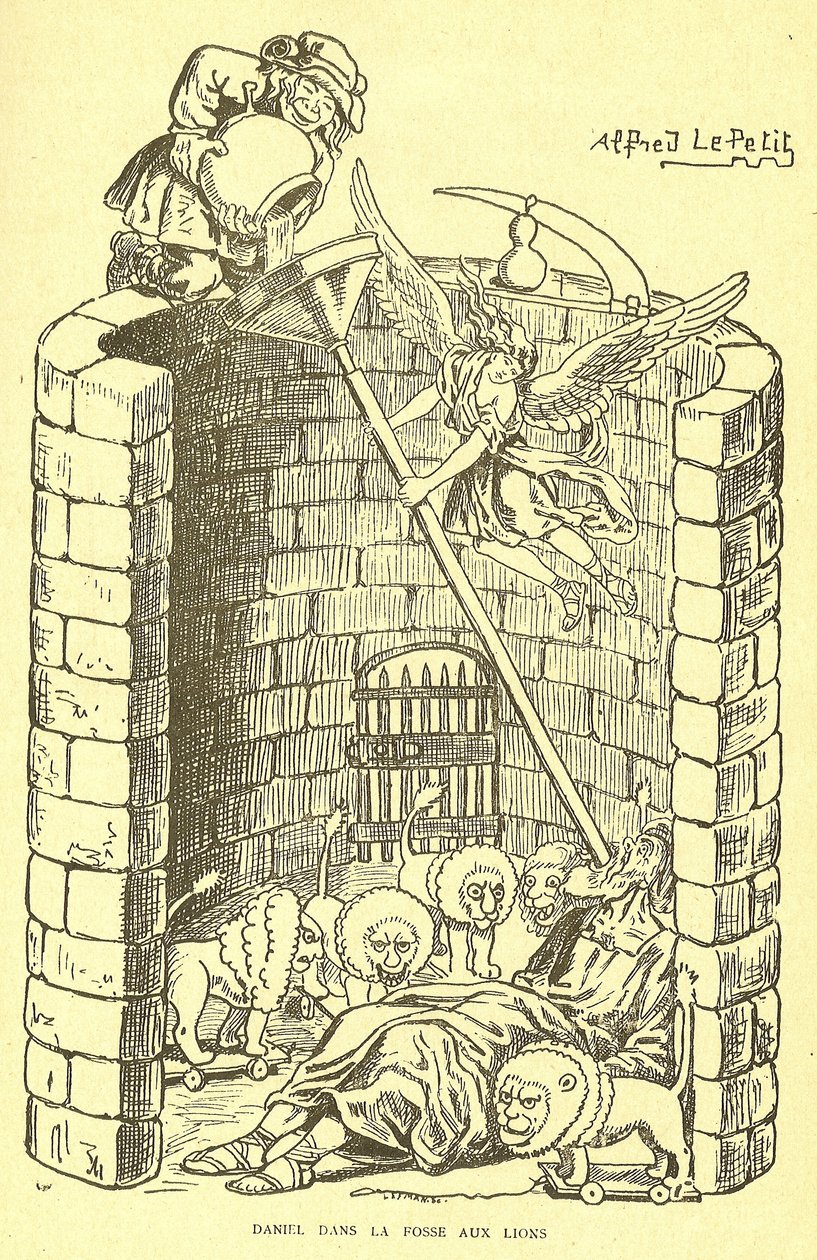 Illustration von Alfred Le Petit (1841-1909) in Gros-Jean und sein Pfarrer von Alfred Le Petit