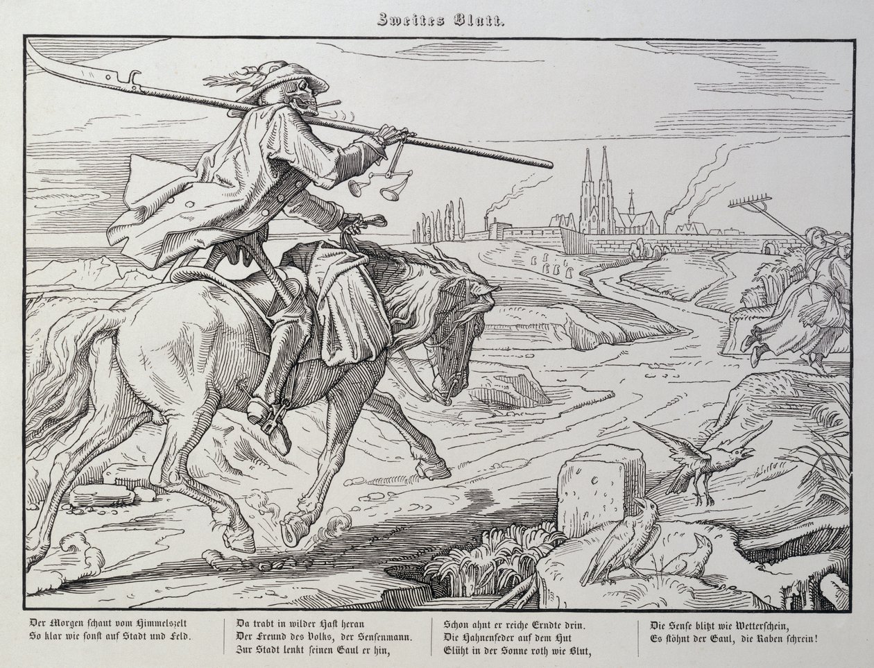 Der Tod reitet in die Stadt, Tafel 2 aus 