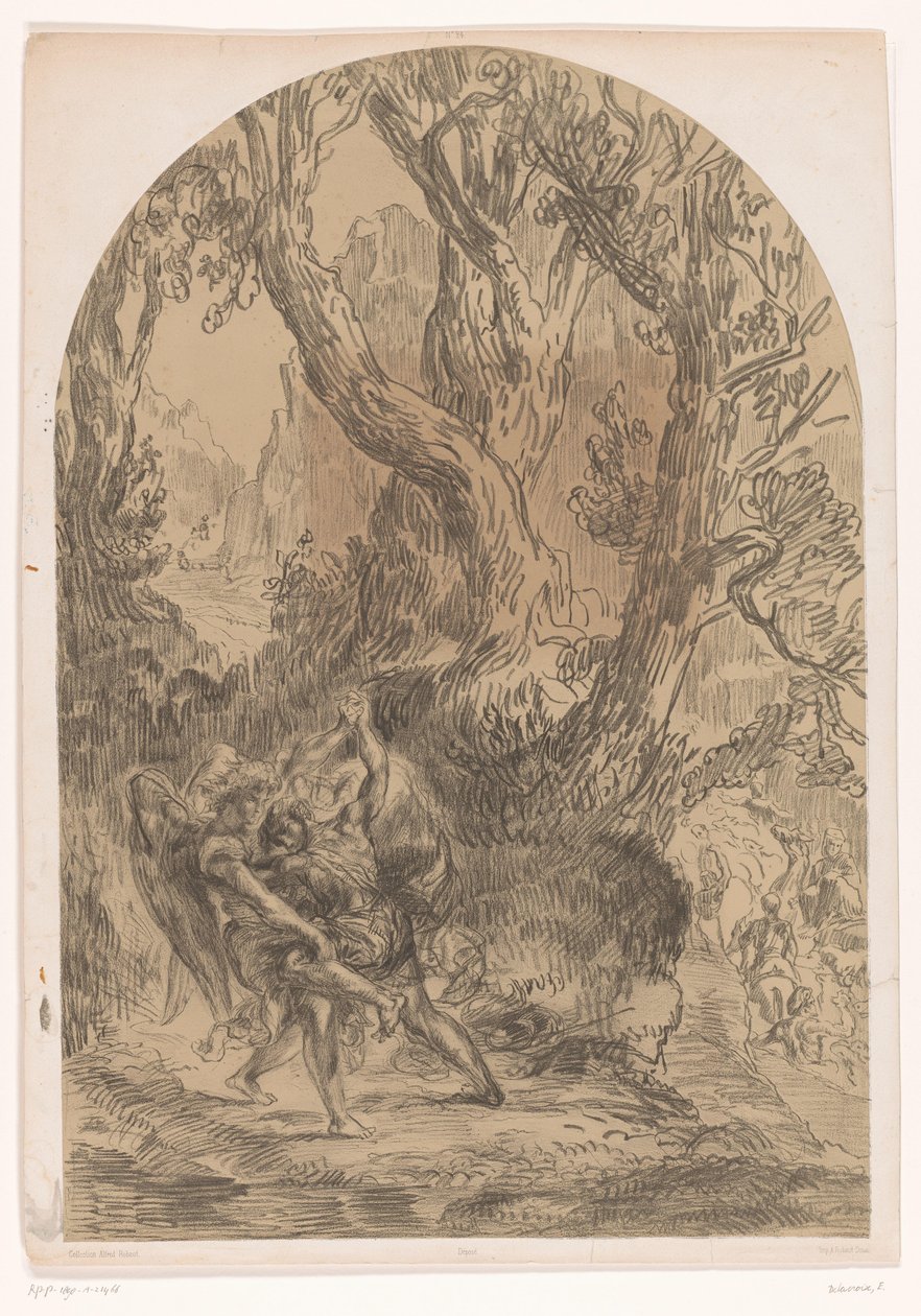 Jakob ringt mit dem Engel von Alfred Robaut