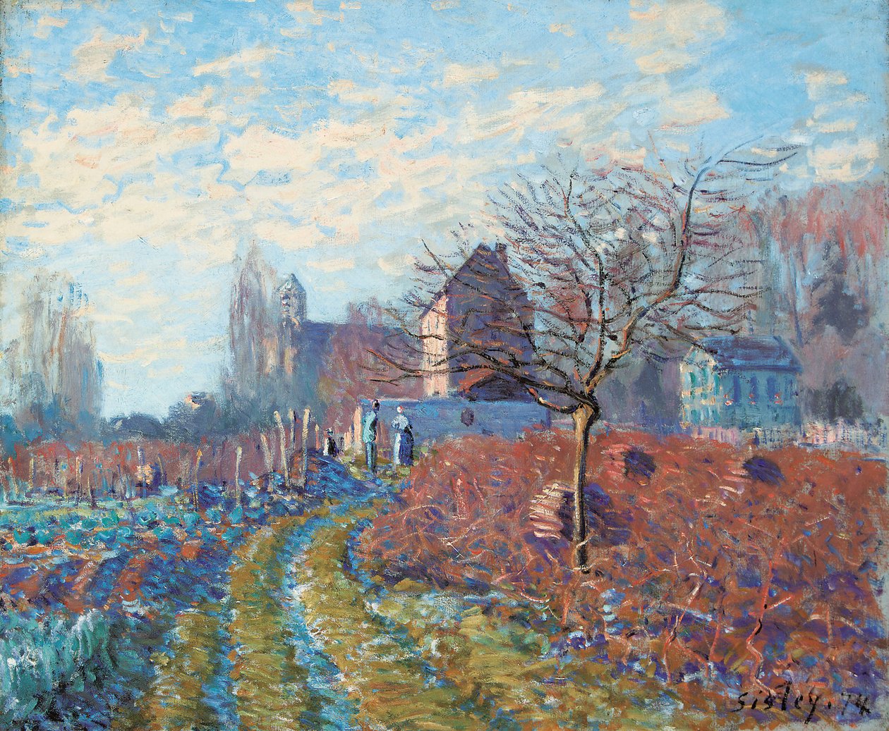 Gelee Blanche - Sommer des St. Martin, 1874 von Alfred Sisley