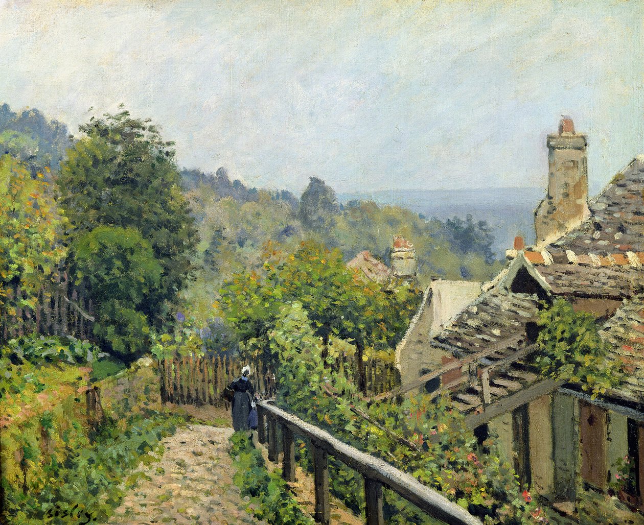 Louveciennes oder, Die Höhen von Marly, 1873 von Alfred Sisley