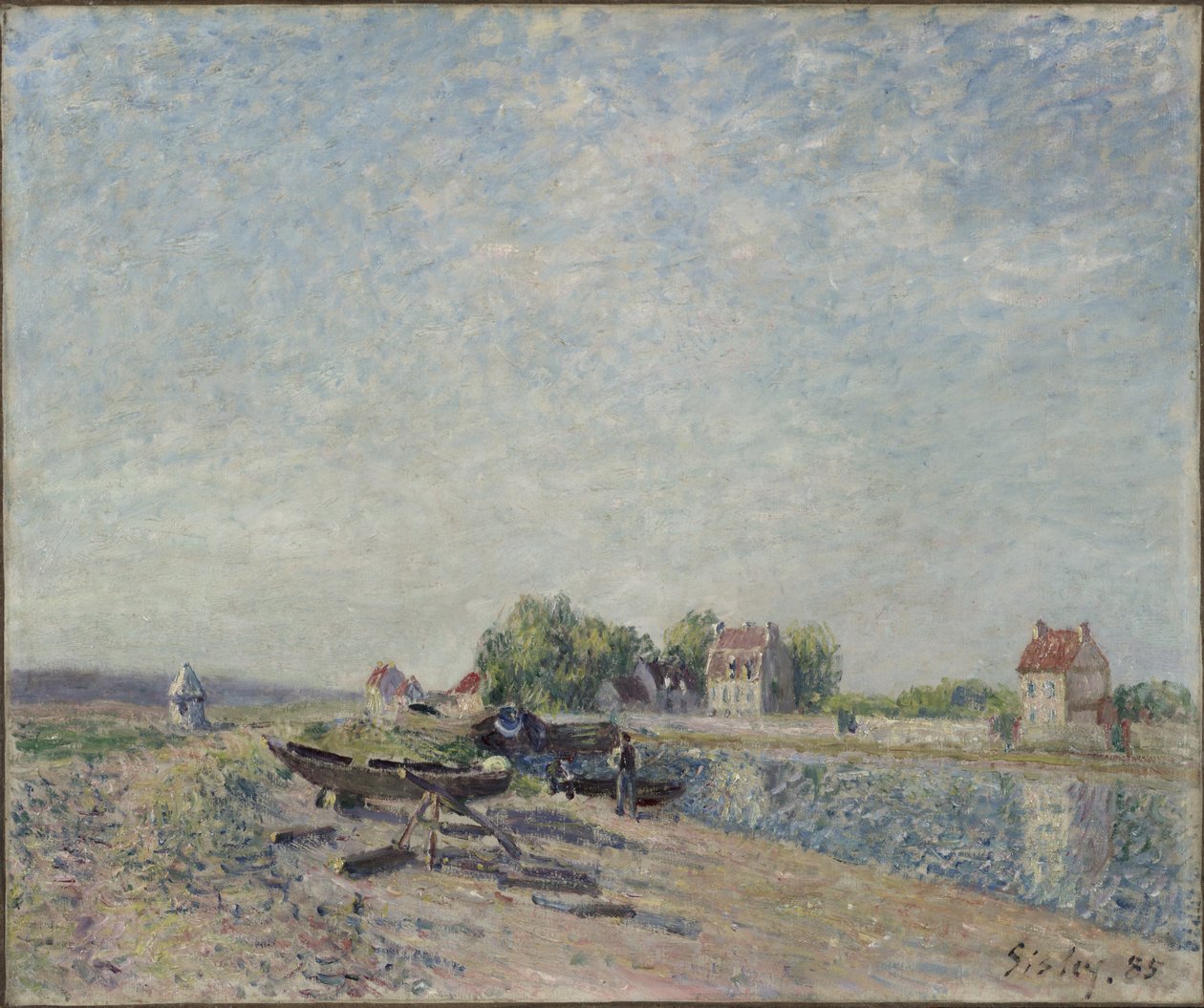 Saint-Mammès, Loing-Kanal von Alfred Sisley