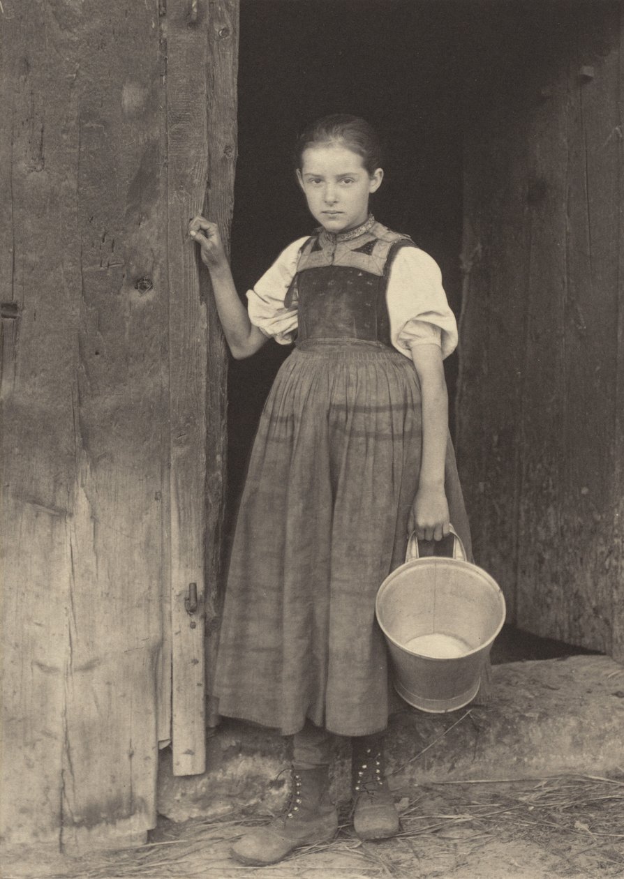 Ein Gutacher Bauernmädchen von Alfred Stieglitz