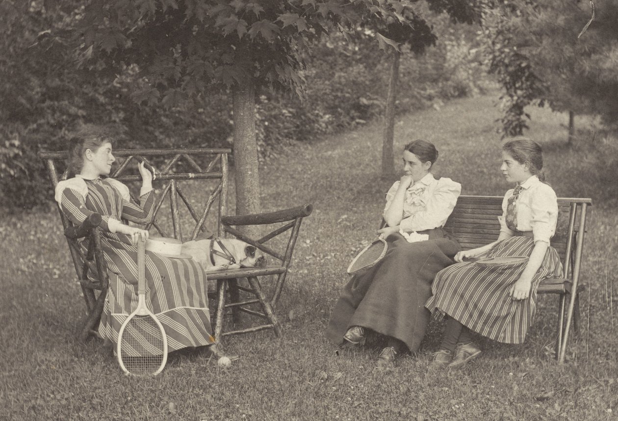 Emmy Obermeyer, Agnes Stieglitz und Flora Small in Oaklawn von Alfred Stieglitz