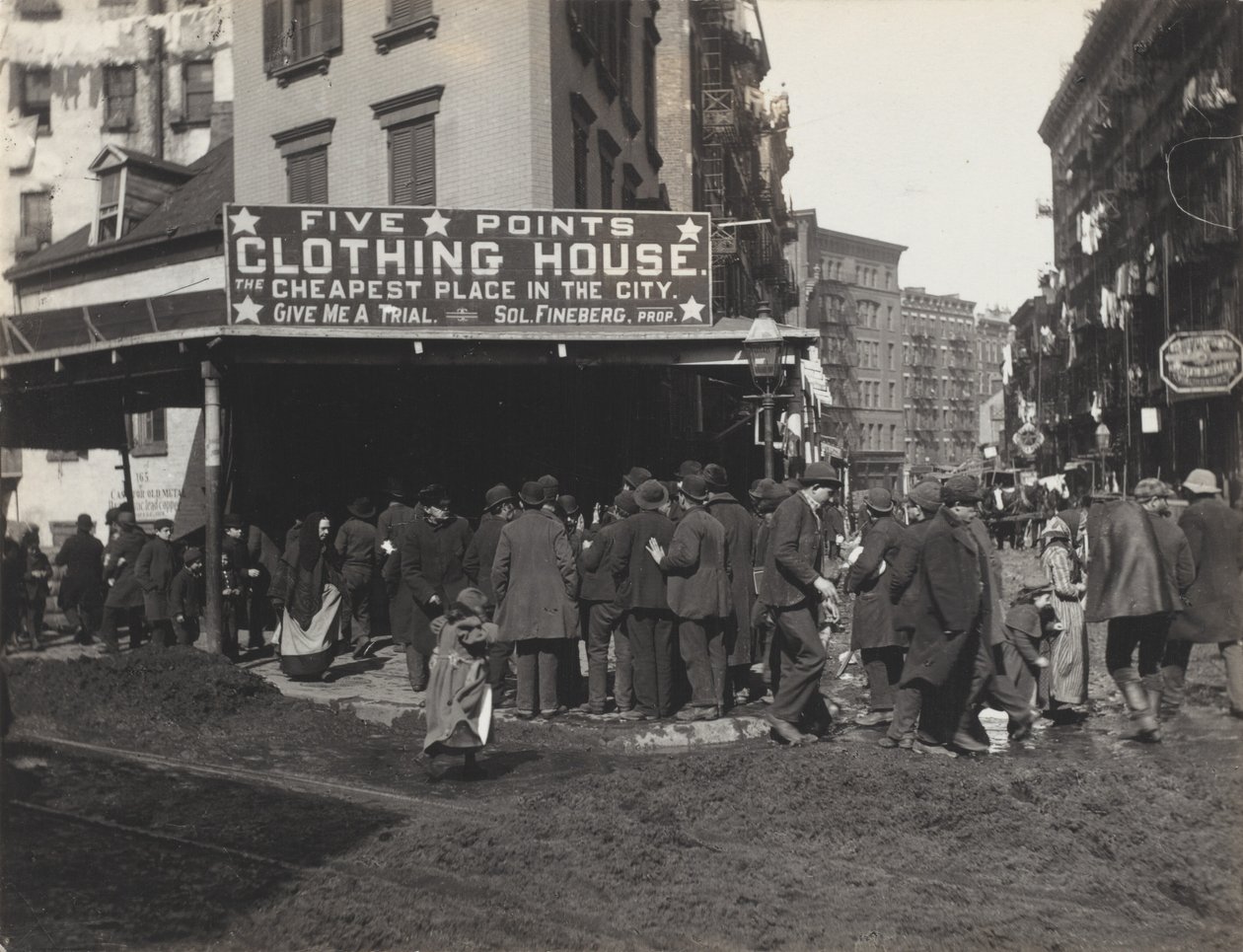 Five Points, New York von Alfred Stieglitz