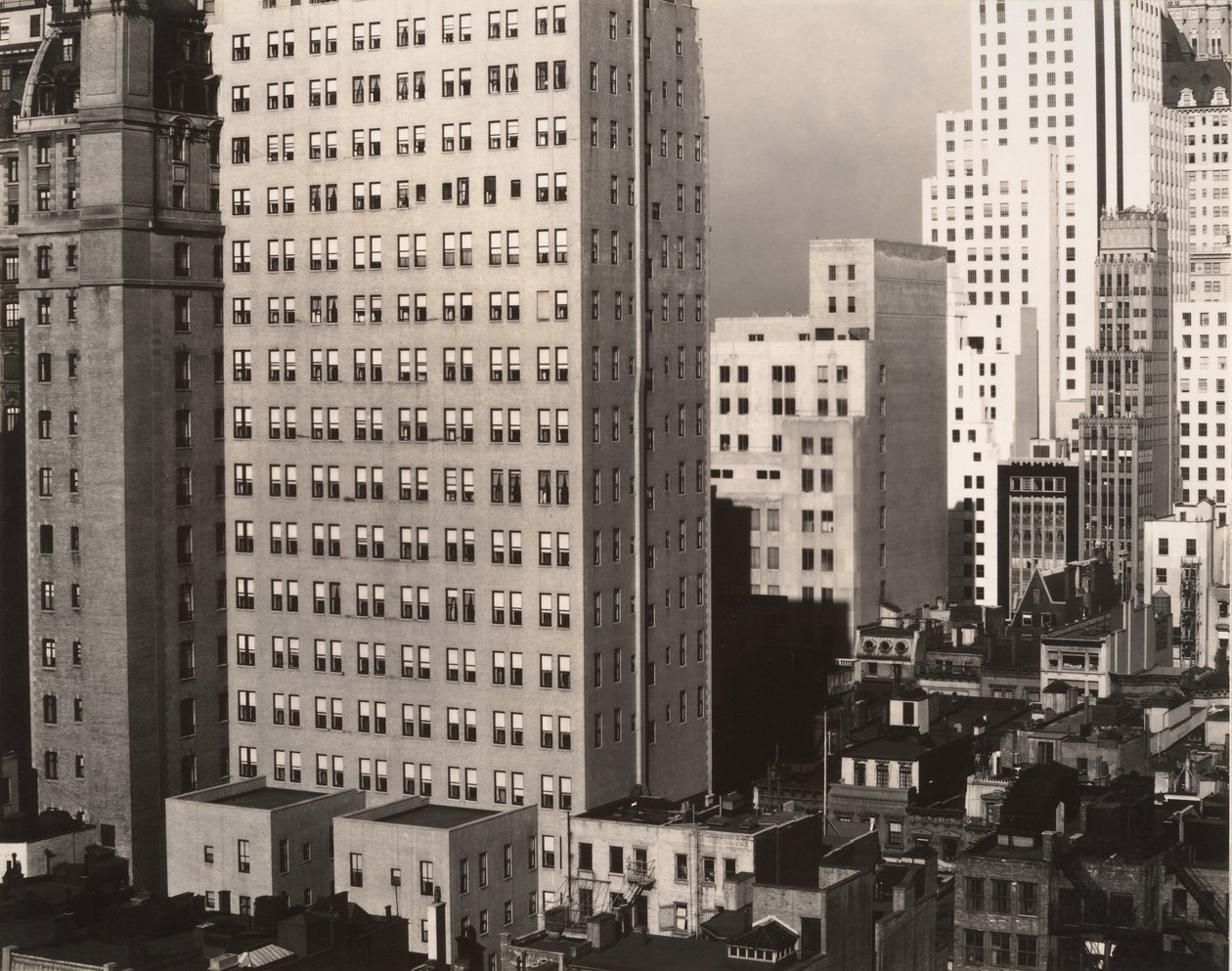 Von meinem Fenster bei An American Place, Norden von Alfred Stieglitz