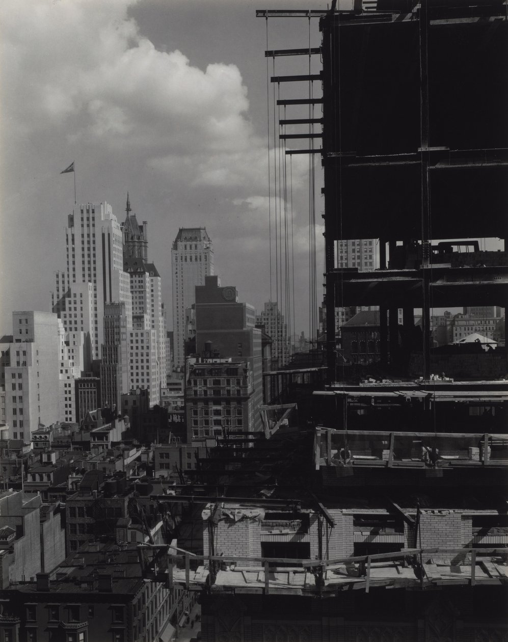 Von meinem Fenster bei An American Place, Norden von Alfred Stieglitz