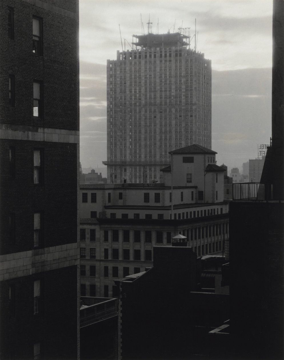 Aus meinem Fenster in An American Place, Südwesten von Alfred Stieglitz