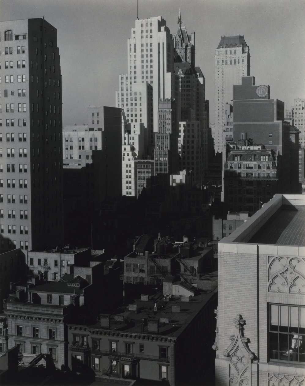 New York von An American Place aus von Alfred Stieglitz