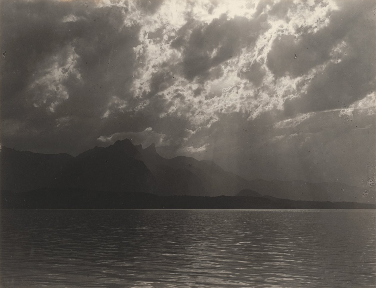 Am Thunersee, Schweiz von Alfred Stieglitz
